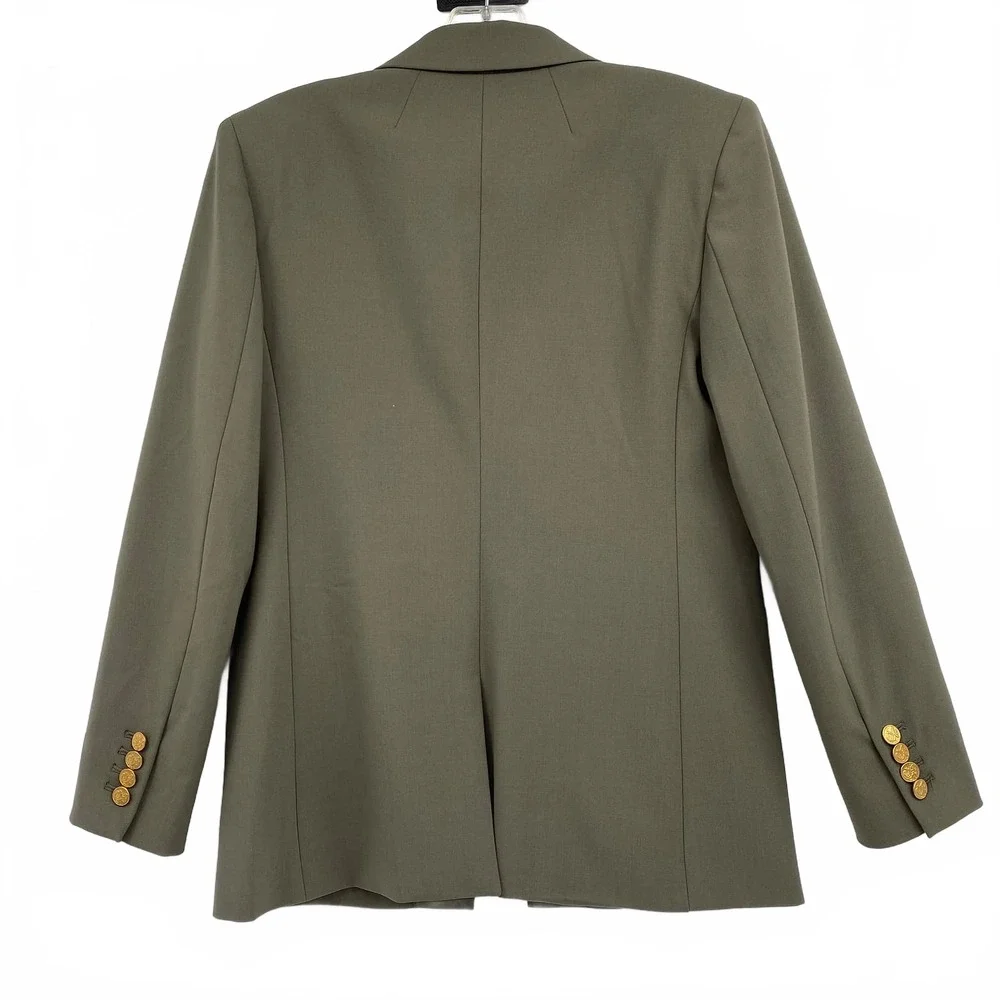 J. Crew Green Tollegno 1900 Wool Blazer | Women’s Regular 2